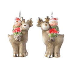 Подвеска декоративная на елку Kaemingk 7,5 см в ассортименте