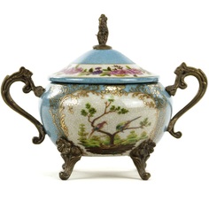 Чаша с крышкой Glasar 17x11x13см ГЛАСАР