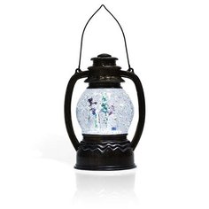 Световая фигура фонарь Снеговики светодиодный 14х11х20 см Без бренда