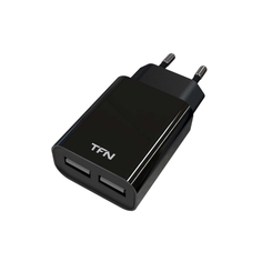 Сетевое зарядное устройство TFN 2xUSB 2.4A Black (TFN-WC2U24ABK) 2xUSB 2.4A Black (TFN-WC2U24ABK)