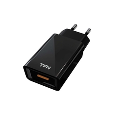 Сетевое зарядное устройство TFN QC3.0 18W Black (TFN-WCQC3BK)