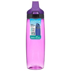 Бутылка для воды Sistema 680 тритан 900мл фиолетовый