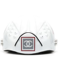 Chanel Pre-Owned велосипедный шлем с логотипом
