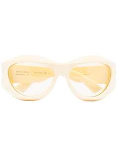 Bottega Veneta Eyewear солнцезащитные очки Original 12 в круглой оправе