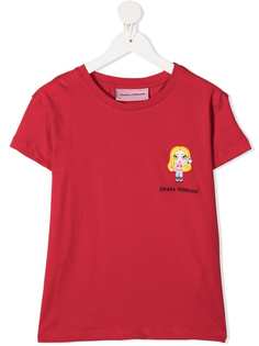 Chiara Ferragni Kids футболка с графичным принтом и короткими рукавами
