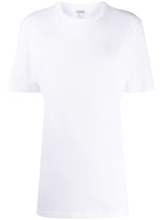 LOEWE футболка с вышитым логотипом