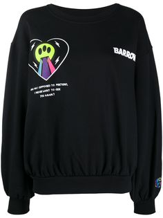BARROW толстовка с графичным принтом