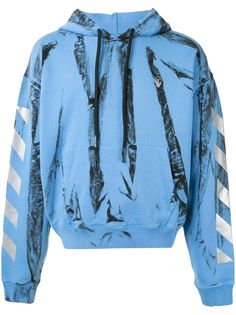 Off-White худи с принтом тай-дай