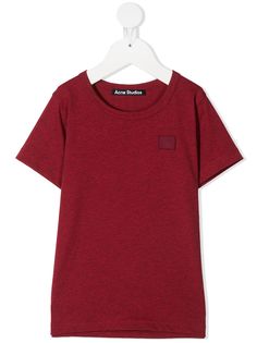 Acne Studios Kids футболка с нашивкой-логотипом