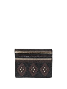Etro кошелек в стиле колор-блок с узором