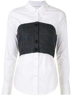 Veronica Beard рубашка с корсетом