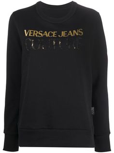 Versace Jeans Couture футболка с длинными рукавами и логотипом