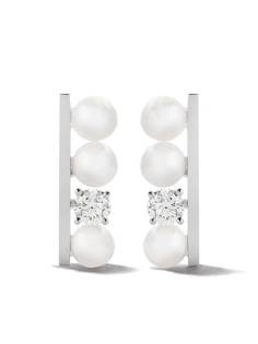 TASAKI золотые серьги Balance с бриллиантами
