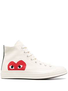 COMME DES GARÇONS PLAY X CONVERSE кеды с логотипом