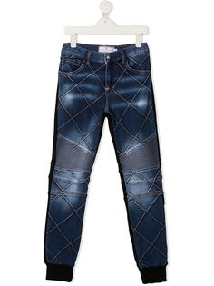 Philipp Plein стеганые джинсы