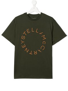 Stella McCartney Kids футболка с логотипом