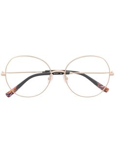 MISSONI EYEWEAR очки в массивной круглой оправе