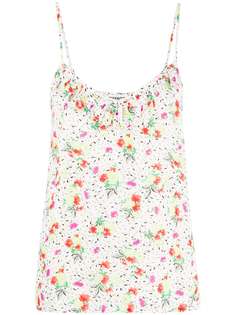 Essentiel Antwerp топ на бретелях с цветочным принтом и оборками