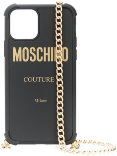 Moschino чехол для iPhone 11 Pro с цепочкой