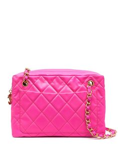 Chanel Pre-Owned стеганая сумка-тоут
