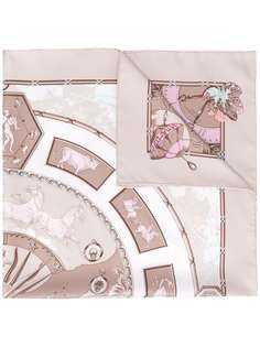 Hermès платок с принтом Hermes