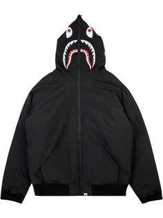 A BATHING APE® пуховик Shark с капюшоном