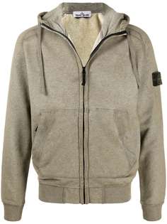 Stone Island худи на молнии с логотипом