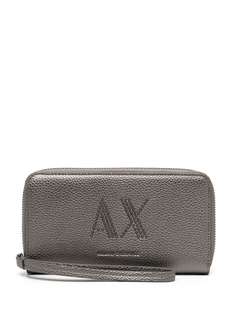 Armani Exchange кошелек с заклепками и логотипом