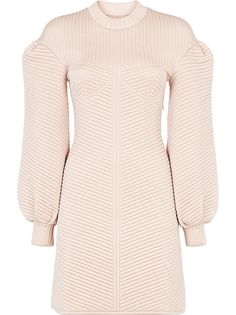 Fendi короткое стеганое платье