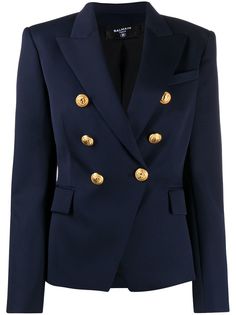 Balmain двубортный блейзер