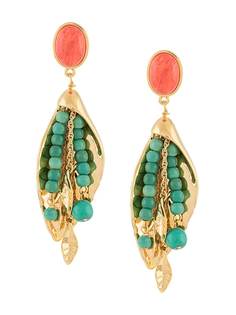 Aurelie Bidermann серьги-клипсы Monterosso