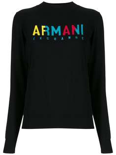 Armani Exchange джемпер с логотипом