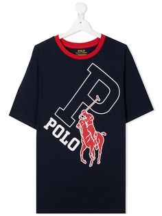 Ralph Lauren Kids футболка с логотипом