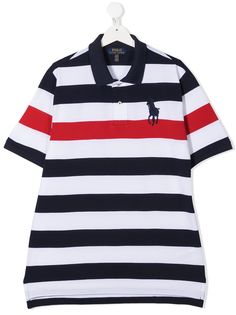 Ralph Lauren Kids полосатая рубашка поло