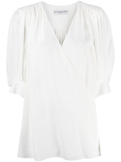 Givenchy драпированная блузка