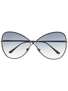 Tom Ford Eyewear солнцезащитные очки в оправе бабочка