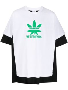 Vetements футболка с логотипом