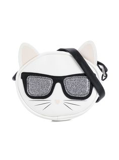 Karl Lagerfeld Kids сумка на плечо на молнии в виде кота