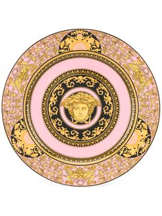 Versace фарфоровая тарелка с принтом Medusa