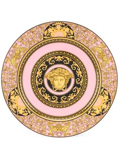 Versace фарфоровая тарелка с принтом Medusa