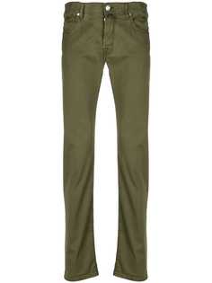 Jacob Cohen прямые брюки с заниженной талией