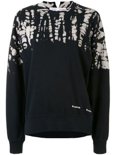 Proenza Schouler White Label толстовка с принтом тай-дай и круглым вырезом