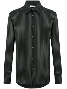 Alexander McQueen рубашка в тонкую полоску