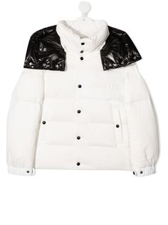 Moncler Kids пуховик Aubrac в стиле колор-блок
