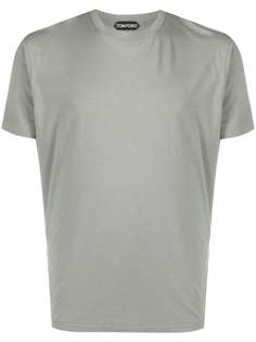 Tom Ford однотонная футболка с круглым вырезом
