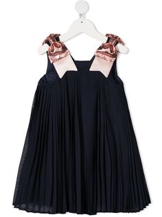 Hucklebones London плиссированное платье Trapeze