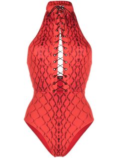 Noire Swimwear купальник Flirt со змеиным принтом