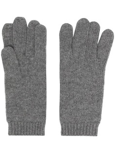 Aspesi перчатки с манжетами в рубчик