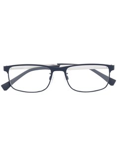 Emporio Armani солнцезащитные очки EA1112 в прямоугольной оправе