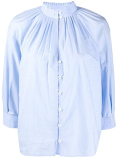 FRAME блузка со складками и воротником-стойкой